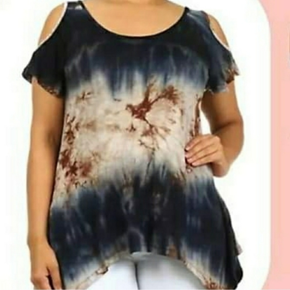 MOJO USA | TIE DIE BLOUSE